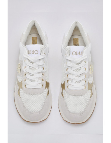 Liu Jo sneaker platform in suede e mesh Amazing 43 BA6031PX027 [1a1f4394]
