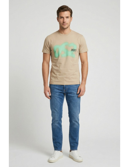 Drop Season 2 t-shirt girocollo in cotone SS26223 [f1b9eb1f]