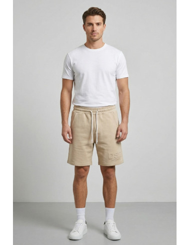 Drop Season 2 bermuda in cotone con logo in rilievo SS26206 [999b335e]