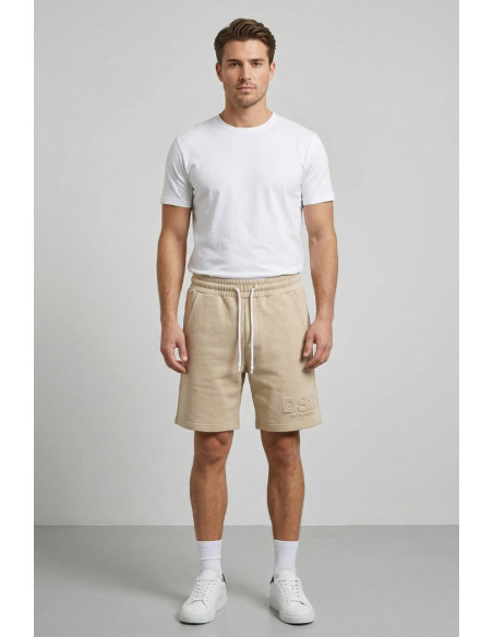 Drop Season 2 bermuda in cotone con logo in rilievo SS26206 [999b335e]