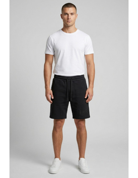 Drop Season 2 bermuda in cotone con logo in rilievo SS26206 [964f2cdb]