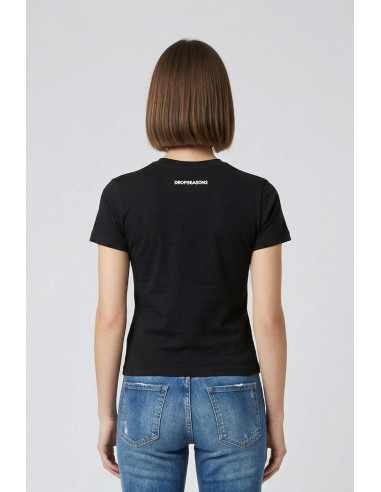 Drop Season 2 t-shirt girocollo in cotone SS26W563 [3eb165e1]
