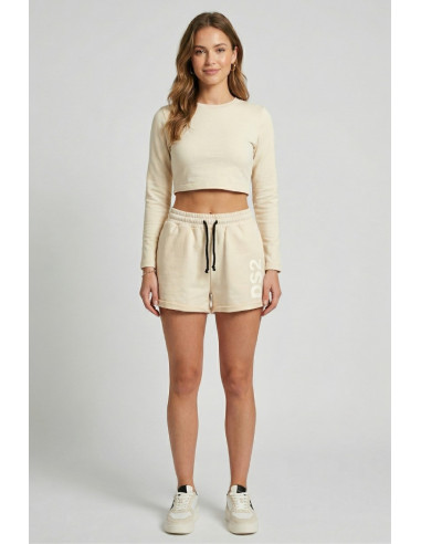 Drop Season 2 shorts in cotone felpato SS26W514 [473a799d]