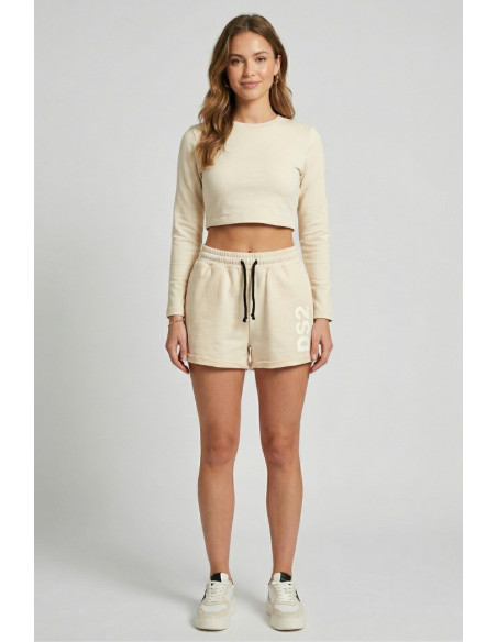 Drop Season 2 shorts in cotone felpato SS26W514 [473a799d]