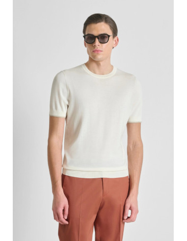 Antony Morato maglia girocollo regular fit in cotone super fino mmsw01602-ya100073 [6e2b8ae2]
