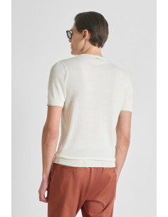 Antony Morato maglia girocollo regular fit in cotone super fino mmsw01602-ya100073 [6e2b8ae2] 2
