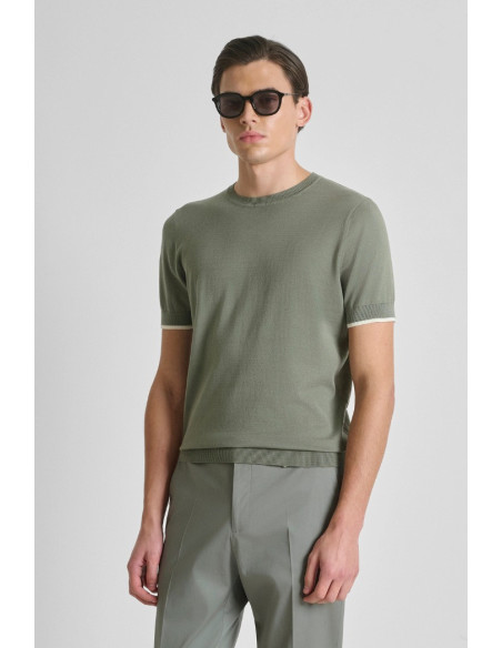 Antony Morato maglia girocollo regular fit in cotone super fino mmsw01602-ya100073 [955b129f]