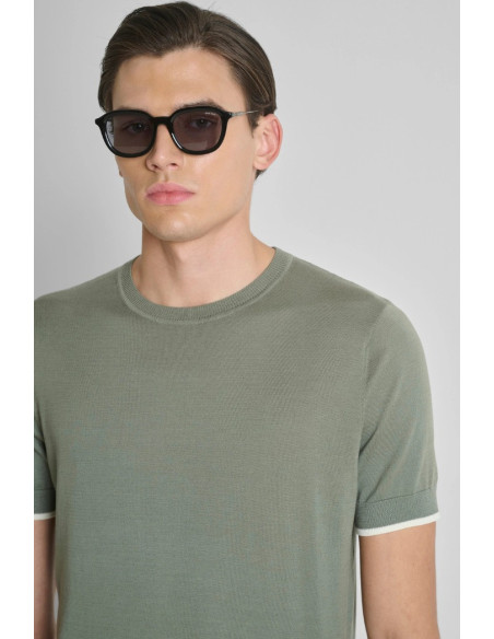 Antony Morato maglia girocollo regular fit in cotone super fino mmsw01602-ya100073 [fb609096]