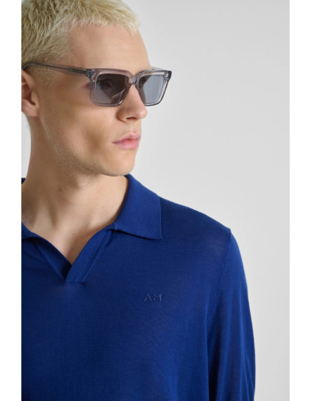Antony Morato maglia polo slim fit in filato misto seta e tencel mmsw01608-ya200091 [d3e70d99]