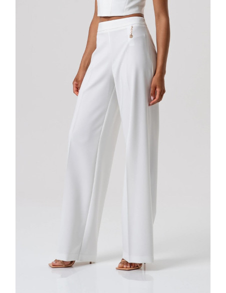 Fracomina pantalone flare a palazzo fq26sv3009w42901 [6c81306d]