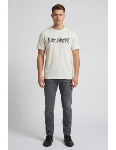 John Richmond t-shirt in maglia di cotone Neteh UMP26028TS [b8b2572b]