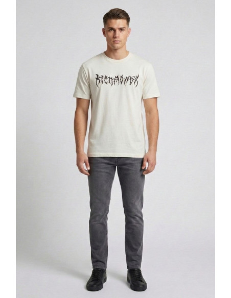John Richmond t-shirt in maglia di cotone Neteh UMP26028TS [b8b2572b]