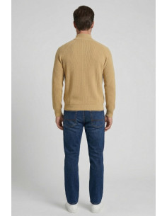 Urban Ring cardigan lupetto con zip in maglia inglese UR1100015 [2c144743] 2