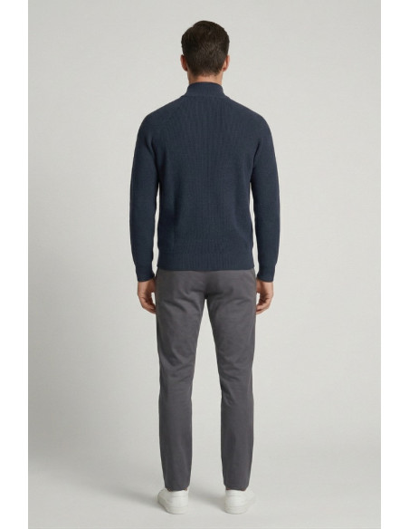 Urban Ring cardigan lupetto con zip in maglia inglese UR1100015 [4afa1941]
