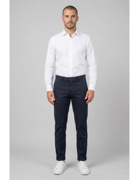 0 Construction pantalone chino in cotone stretch Beron-d/9sp Ber006-LS [55c065ec]
