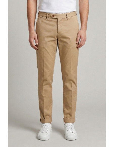 0 Construction pantalone chino in cotone stretch Beron-d/9sp Ber006-LS [4bc8b96f]