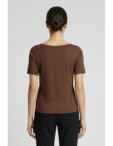 PDK blusa con nervina centrale in misto viscosa 3297P4599 [384b509b]