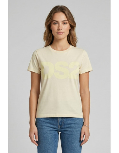 Drop Season 2 t-shirt in cotone con maxi stampa SS26W504 [f86cc933]