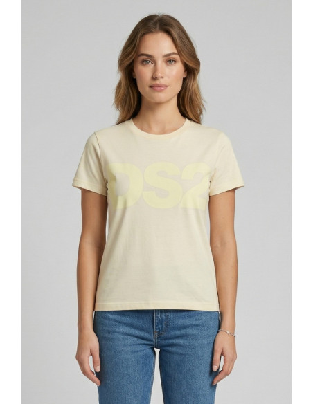 Drop Season 2 t-shirt in cotone con maxi stampa SS26W504 [f86cc933]