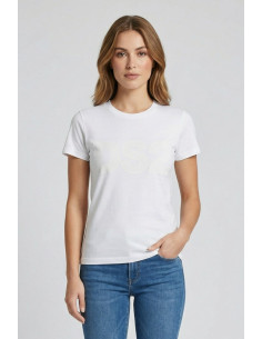 Drop Season 2 t-shirt in cotone con maxi stampa SS26W504 [dcba6e3a]