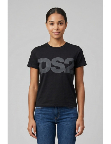 Drop Season 2 t-shirt in cotone con maxi stampa SS26W504 [f7b8d6b6]