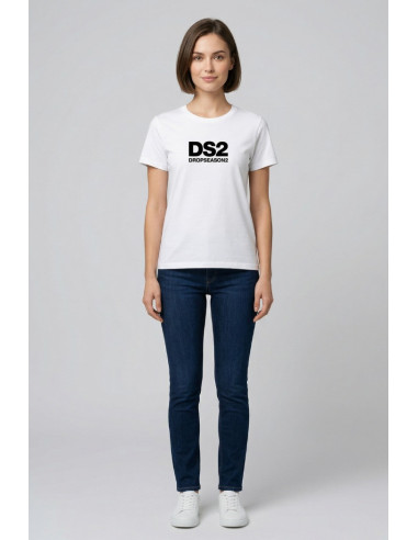 Drop Season 2 t-shirt girocollo in cotone SS26W544 [ca8cc428]