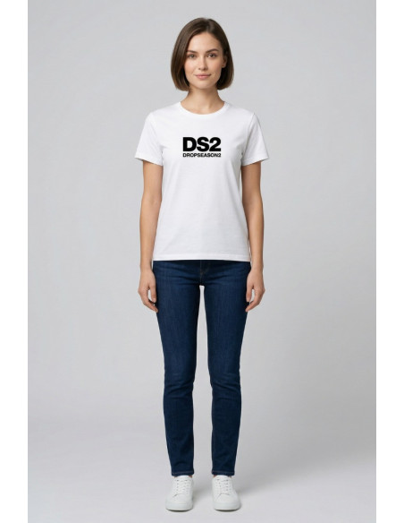 Drop Season 2 t-shirt girocollo in cotone SS26W544 [ca8cc428]