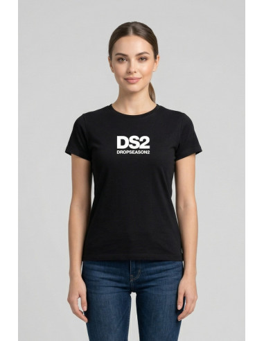 Drop Season 2 t-shirt girocollo in cotone SS26W544 [8fb5fead]