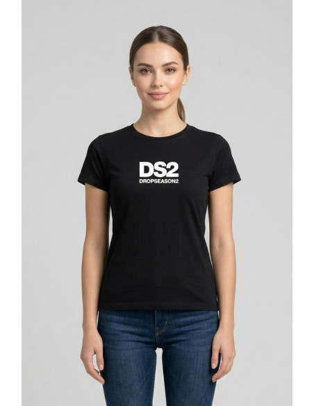 Drop Season 2 t-shirt girocollo in cotone SS26W544 [8fb5fead]