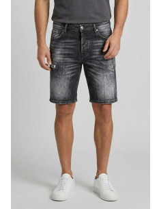 Drop Season 2 bermuda con strappi in denim di cotone stretch SS26D29 [f558bdac]