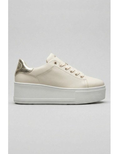 Frau sneakers platform con lacci nastrati 39K2 [2610498b]