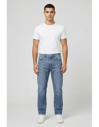 John Richmond jeans straight leg fit in denim Shakem UMP26219JE [325a6cb2]