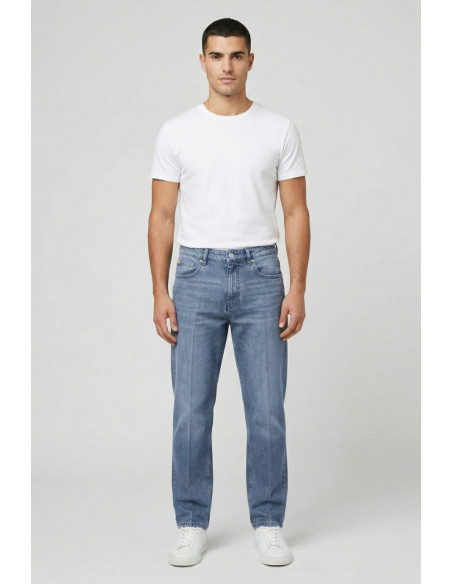 John Richmond jeans straight leg fit in denim Shakem UMP26219JE [325a6cb2]