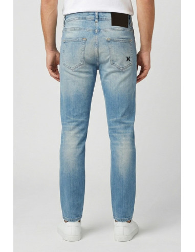 John Richmond jeans slim tapered fit in denim di cotone Sibby UMP26222JE [ed6575f7]