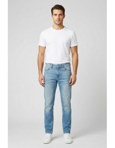 John Richmond jeans slim tapered fit in denim di cotone Sibby UMP26222JE [5a78b4f3]