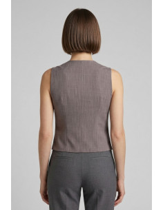 PDK gilet doppiopetto in poliviscosa stretch 056886 [7b6d8452] 2