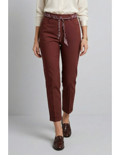 PDK pantalone in cotone stretch con fusciacca 057023 [c7df0409]