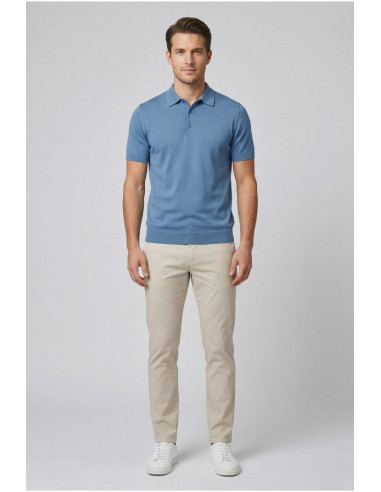 Nerovago polo maglia in cotone 660103-NV [80b1afd4]