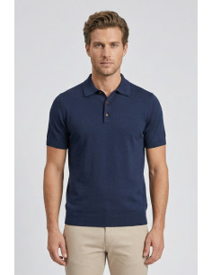 Nerovago polo maglia in cotone 660103-NV [c6cda4ad]