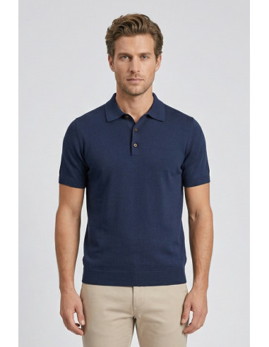 Nerovago polo maglia in cotone 660103-NV [c6cda4ad]