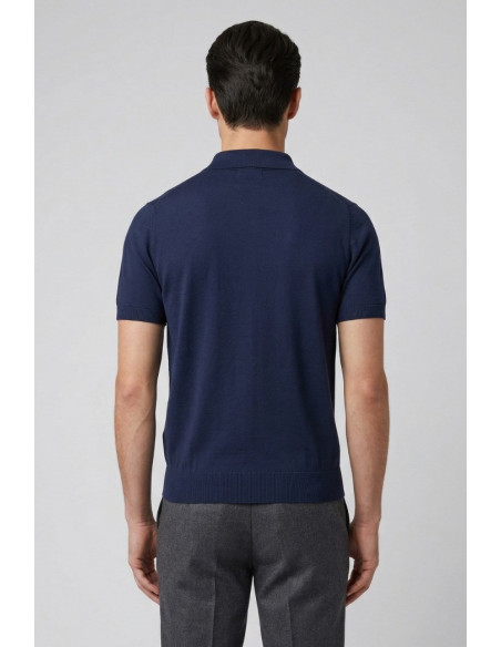 Nerovago polo maglia in cotone 660103-NV [1febe7a0]