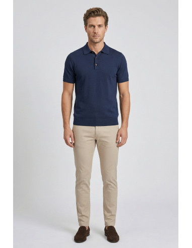 Nerovago polo maglia in cotone 660103-NV [a8f626a4]