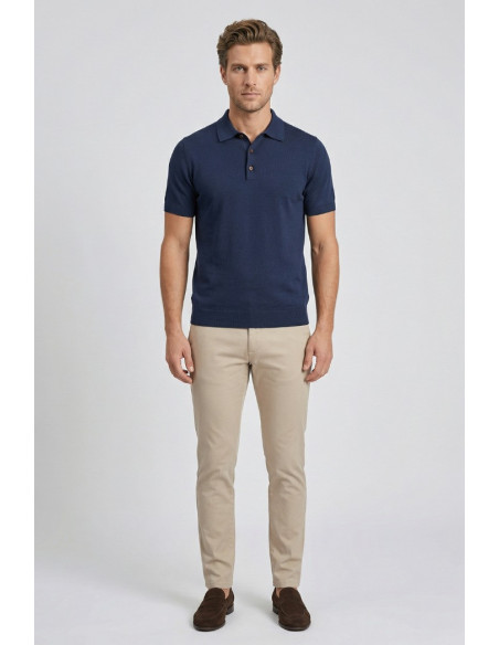 Nerovago polo maglia in cotone 660103-NV [a8f626a4]