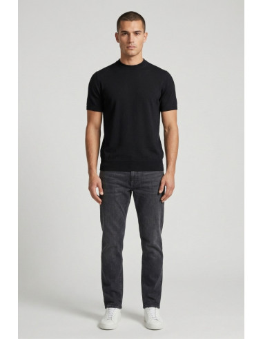 Urban Ring maglia girocollo mezza manica in cotone UR1100005 [d5c352b8]