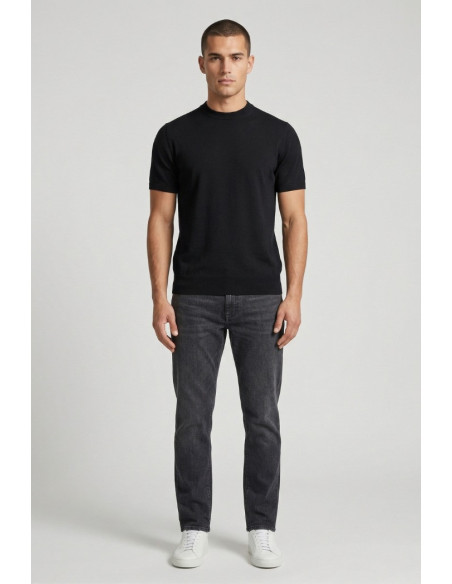 Urban Ring maglia girocollo mezza manica in cotone UR1100005 [d5c352b8]
