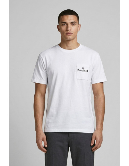Urban Ring t-shirt in cotone con stampe e taschino UR1110024 [91bdcf28]