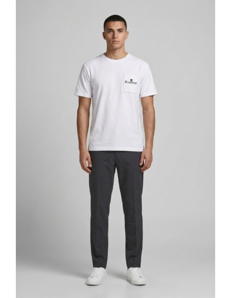 Urban Ring t-shirt in cotone con stampe e taschino UR1110024 [ff864d21]