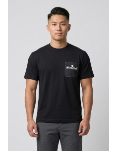 Urban Ring t-shirt in cotone con stampe e taschino UR1110024 [babf77a4]