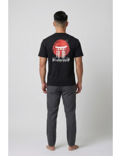 Urban Ring t-shirt in cotone con stampe e taschino UR1110024 [babf77a4] 2