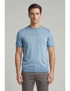 Markup t-shirt in maglia girocollo tinto freddo con inserti MK1900042 [8f610df1]